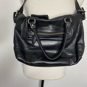 Coach Legacy Molly Black  Leather Tote Satchel Handbag H1269-21132 New York
